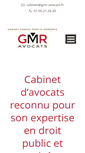 Mobile Screenshot of gmr-avocats.fr