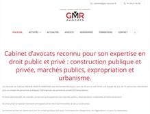 Tablet Screenshot of gmr-avocats.fr